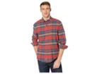Lucky Brand Workwear Shirt (red Plaid) Men's Clothing