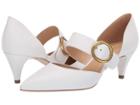 Michael Michael Kors Estelle Kitten Pump (optic White) Women's Shoes
