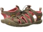 Keen Clearwater Cnx Leather (shitake/rose) Women's Shoes