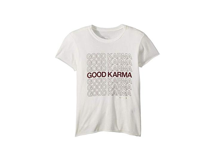 Spiritual Gangster Kids Karma Tee (toddler/little Kids/big Kids) (stone) Girl's T Shirt