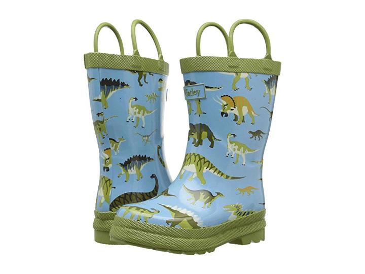 Hatley Kids Wild Dinos Rainboots (toddler/little Kid) (blue) Boys Shoes