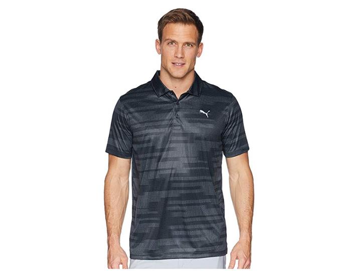 Puma Golf Pwrcool Blur Polo (puma Black) Men's Short Sleeve Pullover