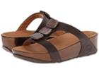 Fitflop Pietra Ii Slide (chocolate Brown) Women's Sandals