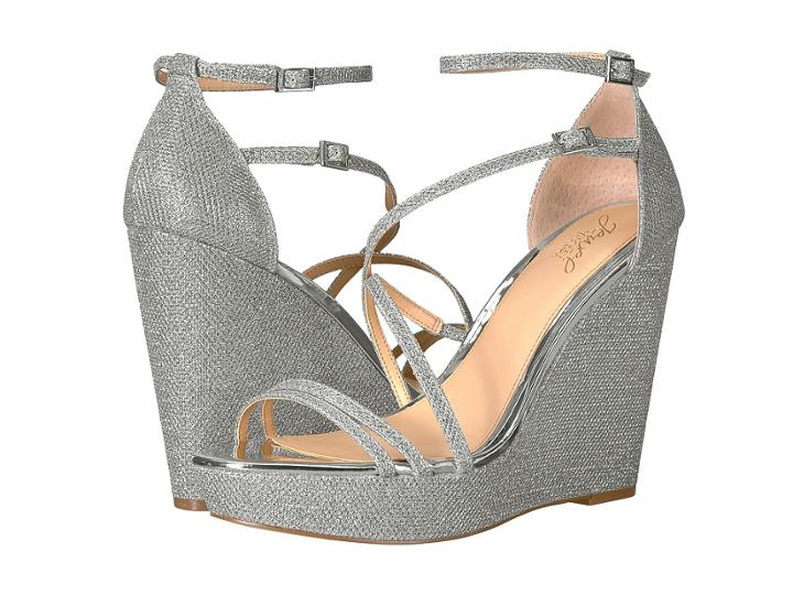 Jewel Badgley Mischka Tatsu (silver) Women's Shoes