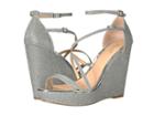 Jewel Badgley Mischka Tatsu (silver) Women's Shoes
