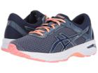 Asics Kids Gt-1000 6 Gs (big Kid) (smoke Blue/indigo Blue/begonia Pink) Girls Shoes