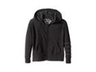 Chaser Kids Extra Soft Long Sleeve Striped Sleeve Zip-up Hoodie (toddler/little Kids) (black) Boy's Sweatshirt