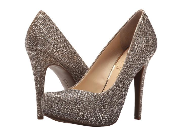 Jessica Simpson Parisah 2 (gold Jessica Simpson Sparkle Mesh) Women's Shoes