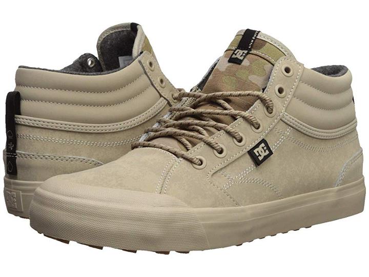 Dc Evan Smith Hi Wnt (tan/camo) Men's Skate Shoes