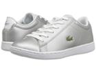 Lacoste Kids Carnaby Evo 317 6 (little Kid) (light Gray) Kid's Shoes