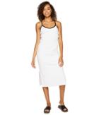 Juicy Couture Venice Beach Microterry Laced Slip Dress (white) Women's Dress