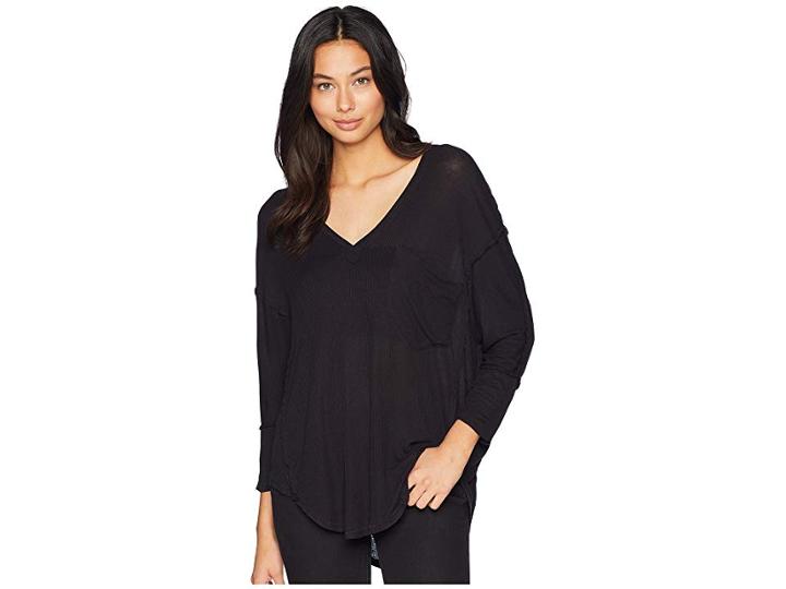 Free People Golden Gate Tee (black) Women's T Shirt
