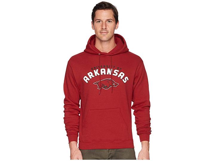 Champion College Arkansas Razorbacks Eco(r) Powerblend(r) Hoodie 2 (cardinal) Men's Sweatshirt