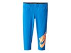 Nike Kids Sportswear Legacy Leggings (little Kids) (signal Blue) Girl's Casual Pants