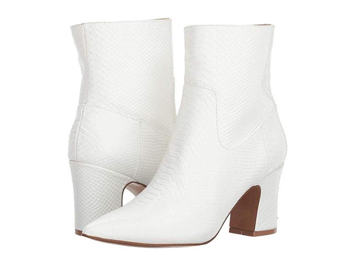 Kristin Cavallari Oakland (cream Snake) Women's Pull-on Boots