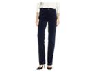 Fdj French Dressing Jeans Plush Cord Suzanne Straight Leg (navy) Women's Casual Pants