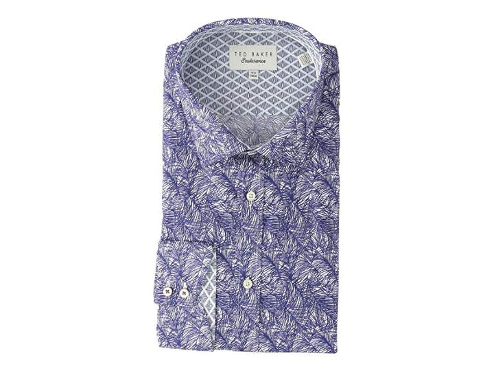Ted Baker Messera Endurance Dress Shirt (navy) Men's Clothing