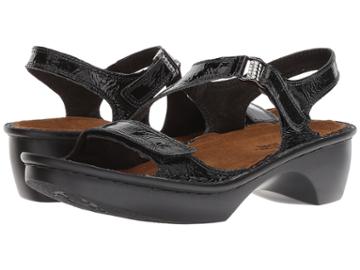 Naot Faso (black Patent Leather) Women's Sandals
