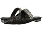 Suecomma Bonnie Jewel Strap Mesh Mules (black/multi) Women's Flat Shoes