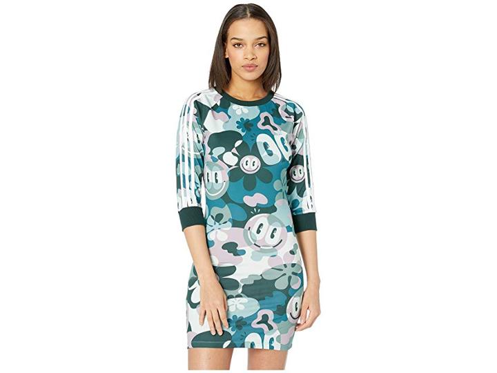 Adidas Originals Contemporary 3-stripes Dress (multicolor) Women's Dress