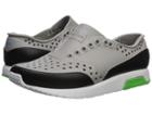 Native Kids Shoes Lennox Block (toddler/little Kid) (pigeon Grey/shell White/riddle Green/jiffy Block) Kids Shoes