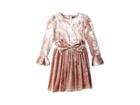 Bardot Junior Velvet Bowie Dress (big Kids) (peach Whip) Girl's Dress