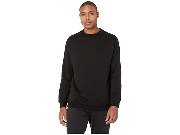 Asics Tiger Bl Sweat Crew (performance Black) Men's Clothing