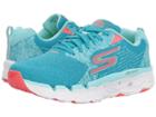 Skechers Go Run Max Road (teal/hot Pink) Women's Running Shoes