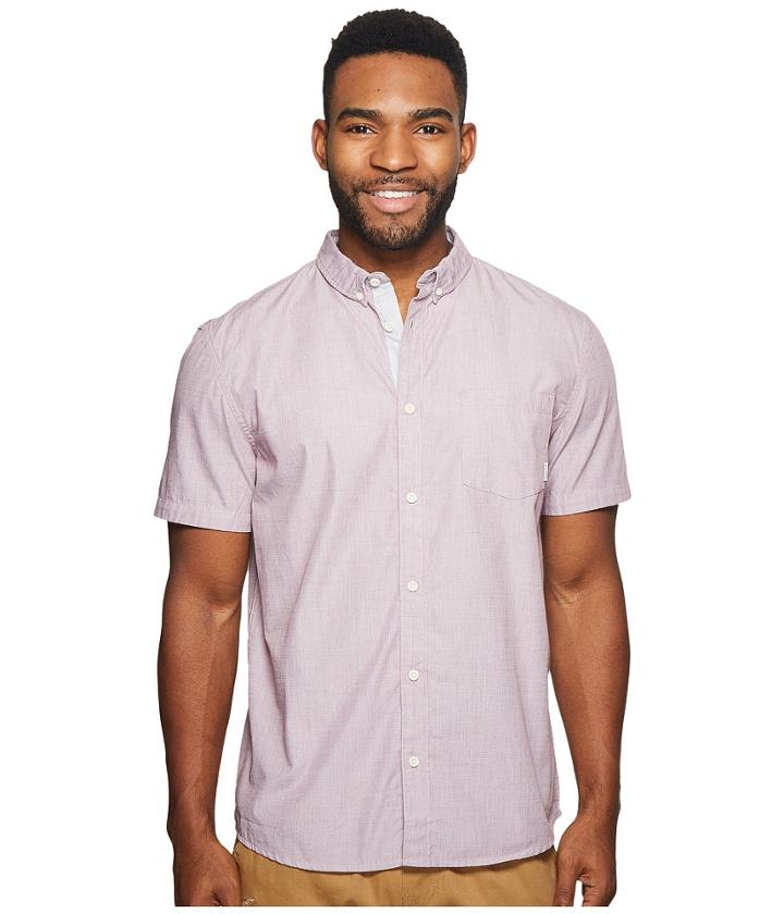 Quiksilver Valley Grove Short Sleeve (vineyard Wine) Men's Clothing