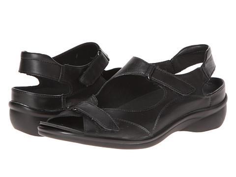 Ara Maya (black Leather) Women's Sandals