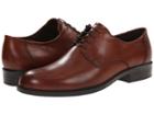 Ecco Harold Plain Toe Tie (cognac) Men's Plain Toe Shoes