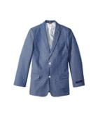 Tommy Hilfiger Kids Horizontal Stripe Jacket (big Kids) (dark Blue) Boy's Coat