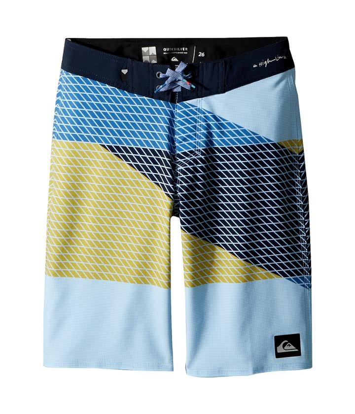 Quiksilver Kids Highline Slash Boardshorts (toddler/little Kids) (dusk Blue) Boy's Swimwear