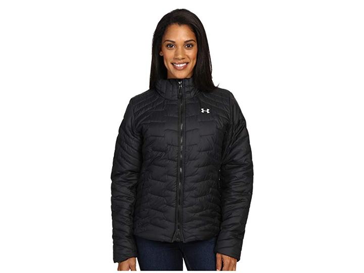 Under Armour Ua Coldgear Jacket (black/glacier Gray) Women's Coat