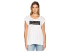 Kenneth Cole New York Basic High-low Tank With Sequins (white) Women's Sleeveless