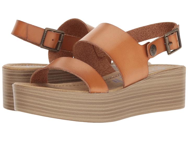 Blowfish Lola (desert Sand Dyecut Pu) Women's Sandals