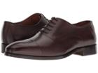 Massimo Matteo Pebbled Bal Ct (chocolate) Men's Lace Up Cap Toe Shoes