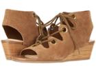 Bella-vita Ingrid (cognac Suede Leather) Women's Wedge Shoes