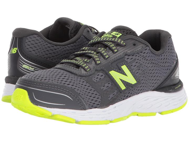 New Balance Kids Kr680v5y (little Kid/big Kid) (magnet/hi-lite) Boys Shoes