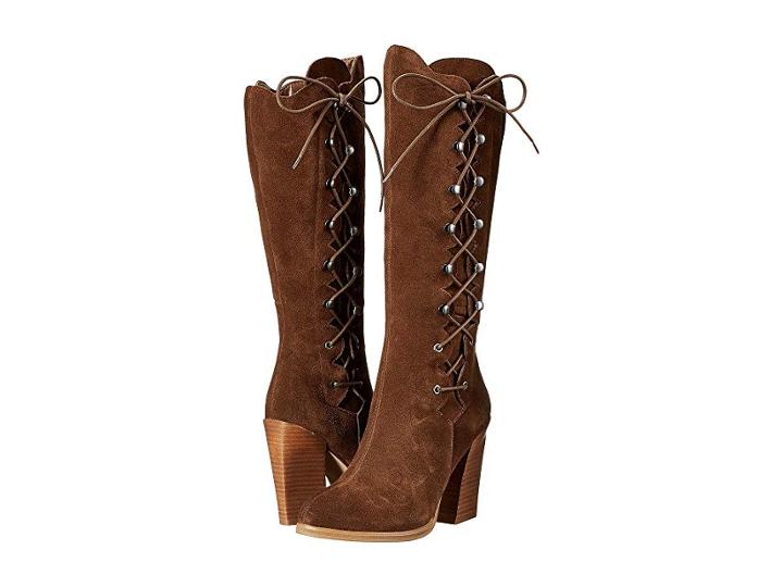 Sbicca Dante (brown) Women's Lace-up Boots