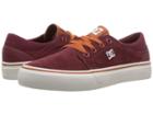 Dc Kids Trase (little Kid/big Kid) (burgundy/tan) Boys Shoes