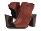 Wolverine Piper Open Toe Boot (brown Leather) High Heels
