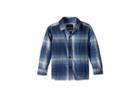 Quiksilver Kids Fatherfly Shirt (toddler/little Kids) (navy Blazer Check) Boy's Long Sleeve Button Up