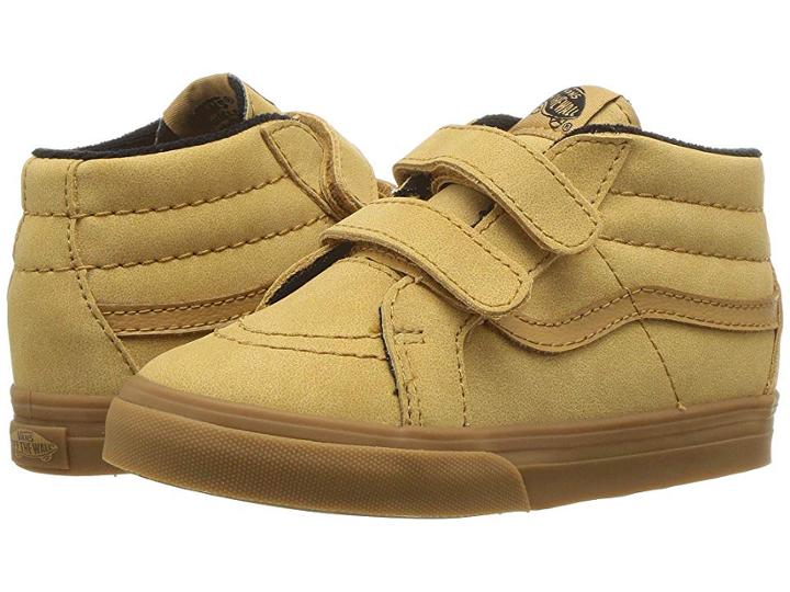Vans Kids Sk8-mid Reissue V (infant/toddler) ((mte) Vansbuck/apple Cinnamon) Boys Shoes
