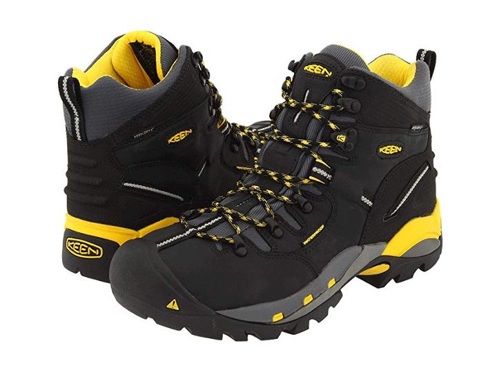 Keen Utility Pittsburgh Boot (black/yellow) Men's Work Boots