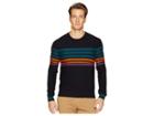 Paul Smith Cotton/merino Striped Sweater (black) Men's Sweater