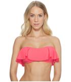 L*space Lynn Top (neon Pink) Women's Swimwear