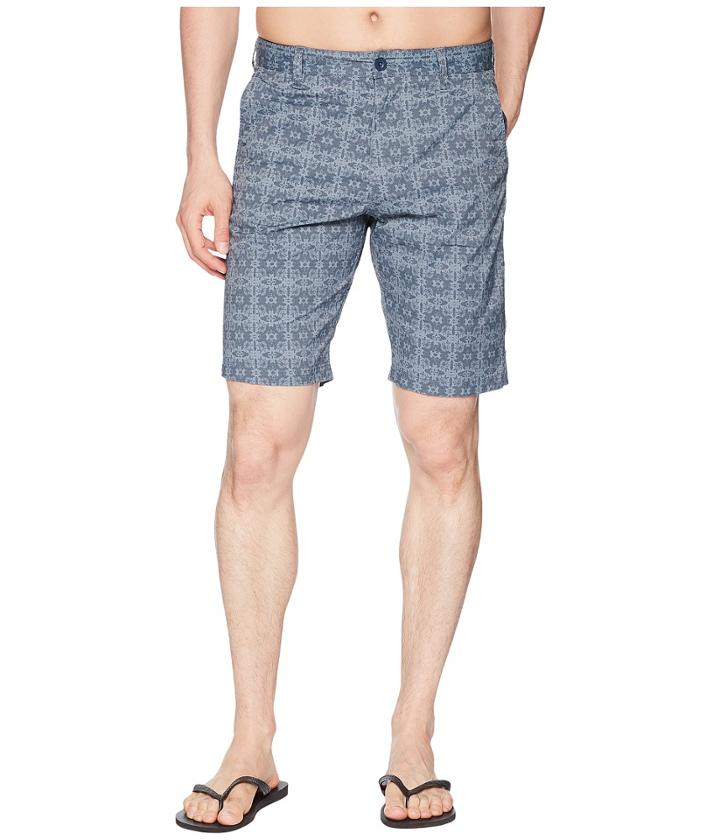 Rvca Weekend Hybrid Ii (blue Slate) Men's Shorts