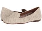 French Sole Admire (bone Woven Leather) Women's Dress Flat Shoes