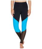 Onzie High-rise Track Leggings (indian Blue) Women's Casual Pants